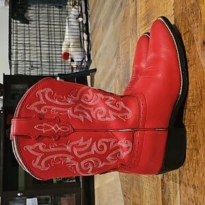 Justin Boots| Red| Size 4D